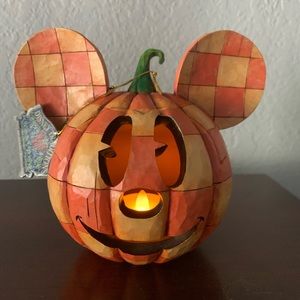 DISNEY Jim Shore Mickey Mouse lighted Pumpkin